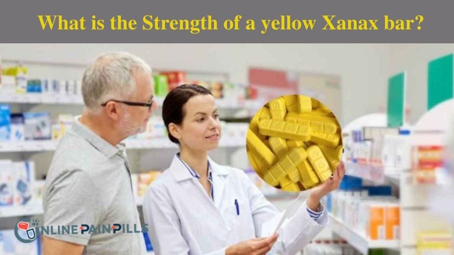 What is the Strength of a yellow Xanax bar